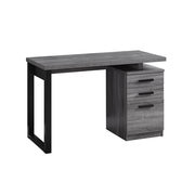 MONARCH SPECIALTIES Computer Desk, Home Office, Laptop, Left, Right Set-up, Storage Drawers, 48"L, Work, Laminate, Grey I 7295